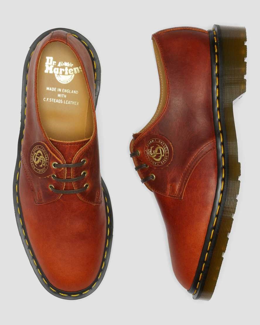 Dr Martens 1461 Made in England Classic Oil Leather Men's Oxford Shoes Brown Classic Oiled Shoulder | ZDCIYX984