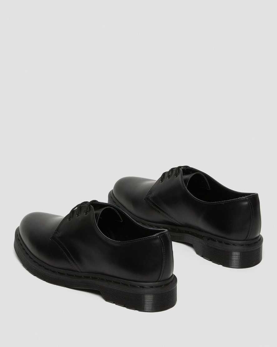 Dr Martens 1461 Mono Smooth Leather Men's Oxford Shoes Black Smooth Leather | IPCXMU061