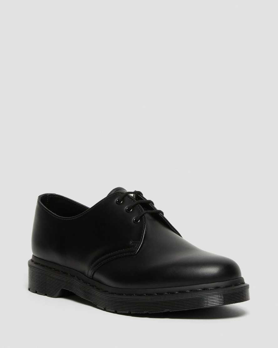 Dr Martens 1461 Mono Smooth Leather Men\'s Oxford Shoes Black Smooth Leather | IPCXMU061