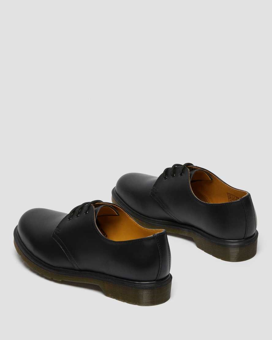 Dr Martens 1461 Plain Welt Smooth Leather Women's Oxford Shoes Black Smooth Leather | LEWTAD120