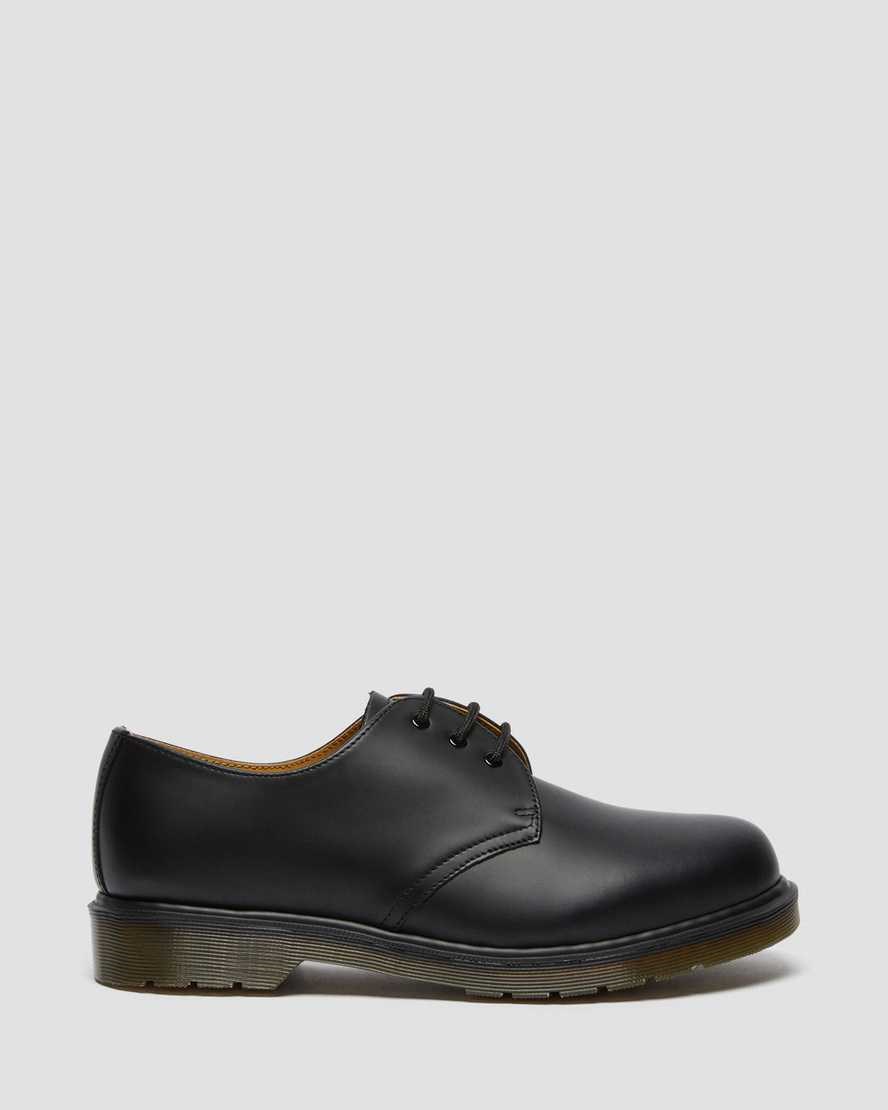 Dr Martens 1461 Plain Welt Smooth Leather Women's Oxford Shoes Black Smooth Leather | LEWTAD120