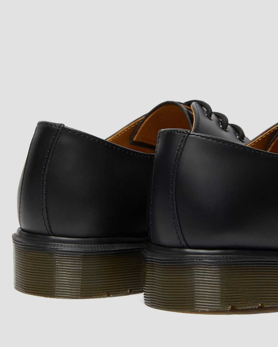 Dr Martens 1461 Plain Welt Smooth Leather Women's Oxford Shoes Black Smooth Leather | LEWTAD120