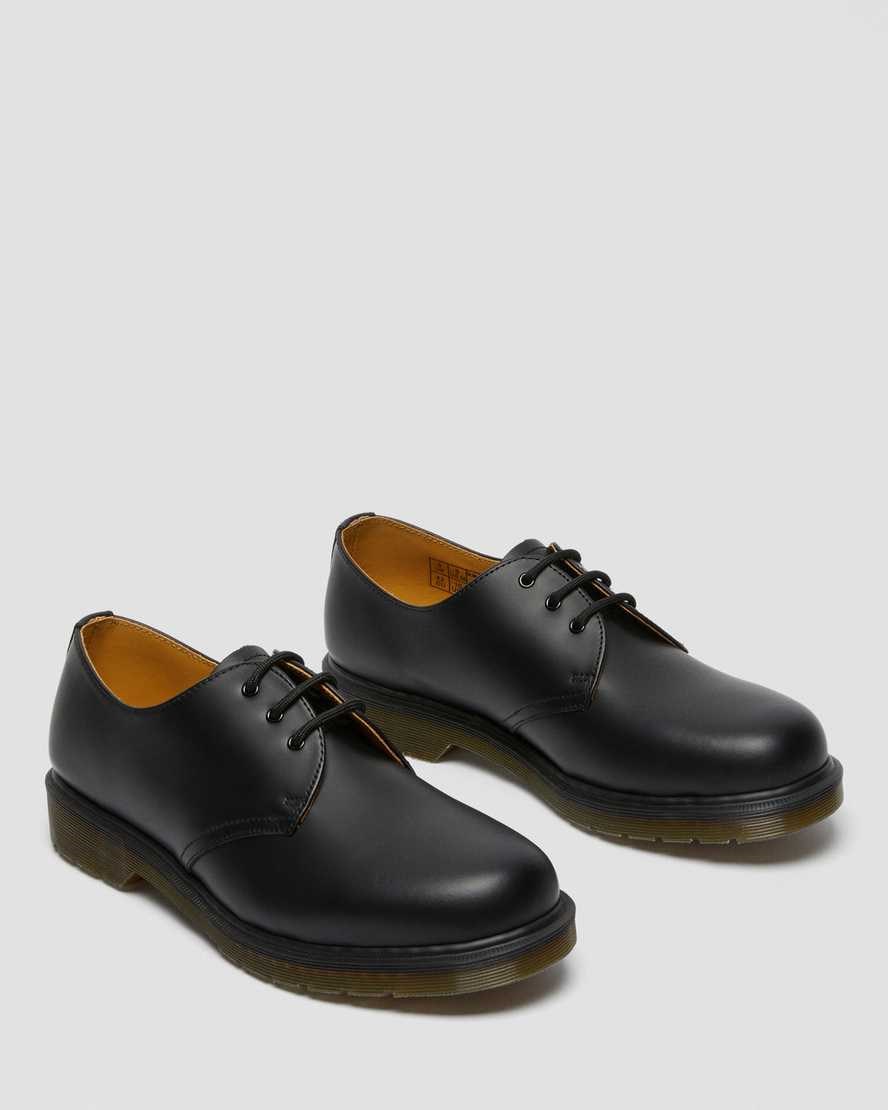 Dr Martens 1461 Plain Welt Smooth Leather Women's Oxford Shoes Black Smooth Leather | LEWTAD120