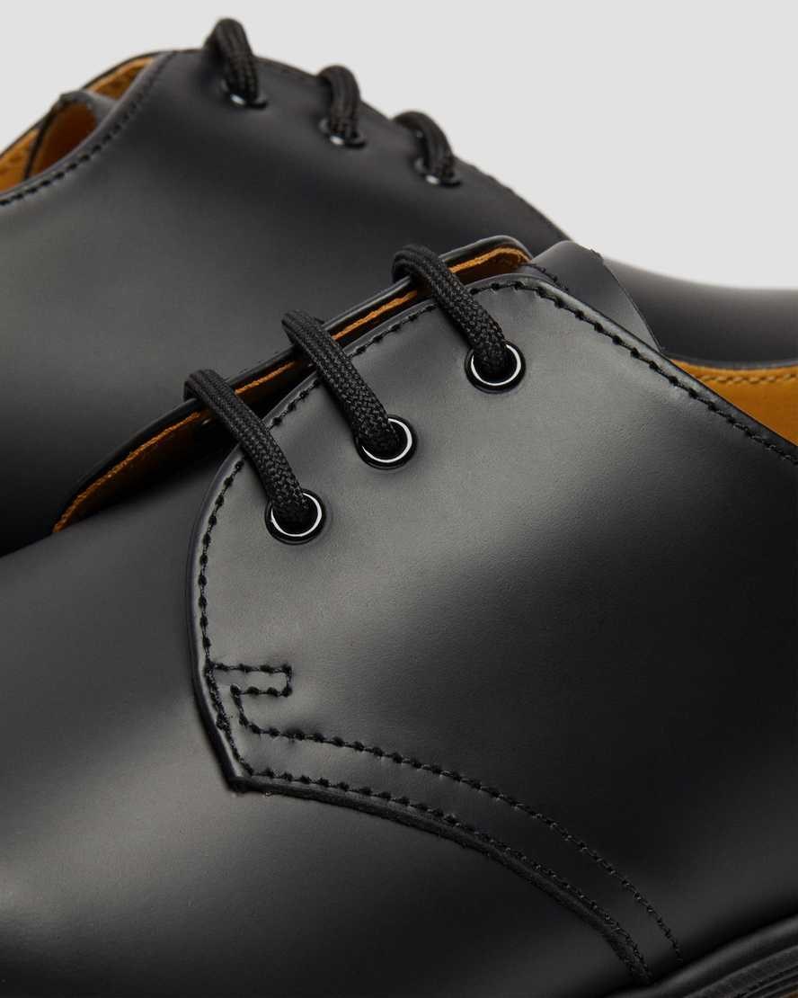 Dr Martens 1461 Plain Welt Smooth Leather Men's Oxford Shoes Black Smooth Leather | ULKYEA241