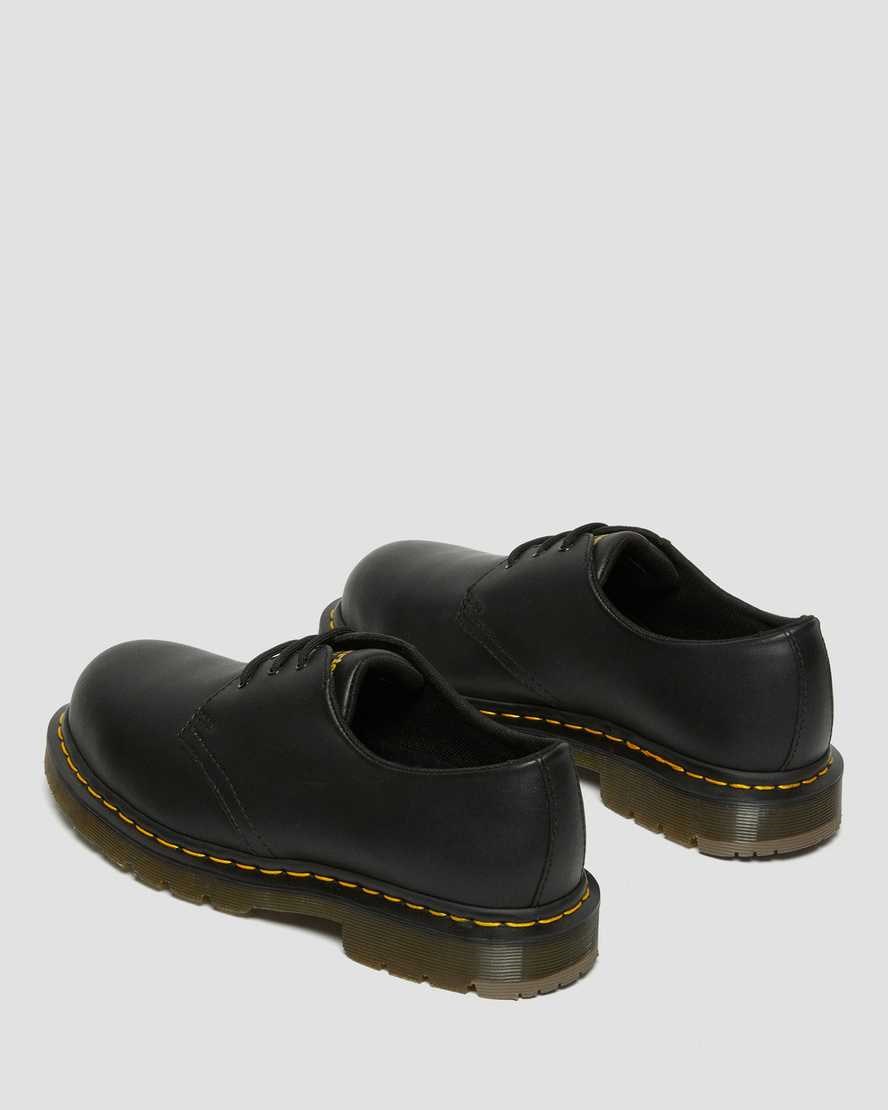 Dr Martens 1461 Slip Resistant Steel Toe Men's Oxford Shoes Black Industrial Full Grain | CTQGIV570