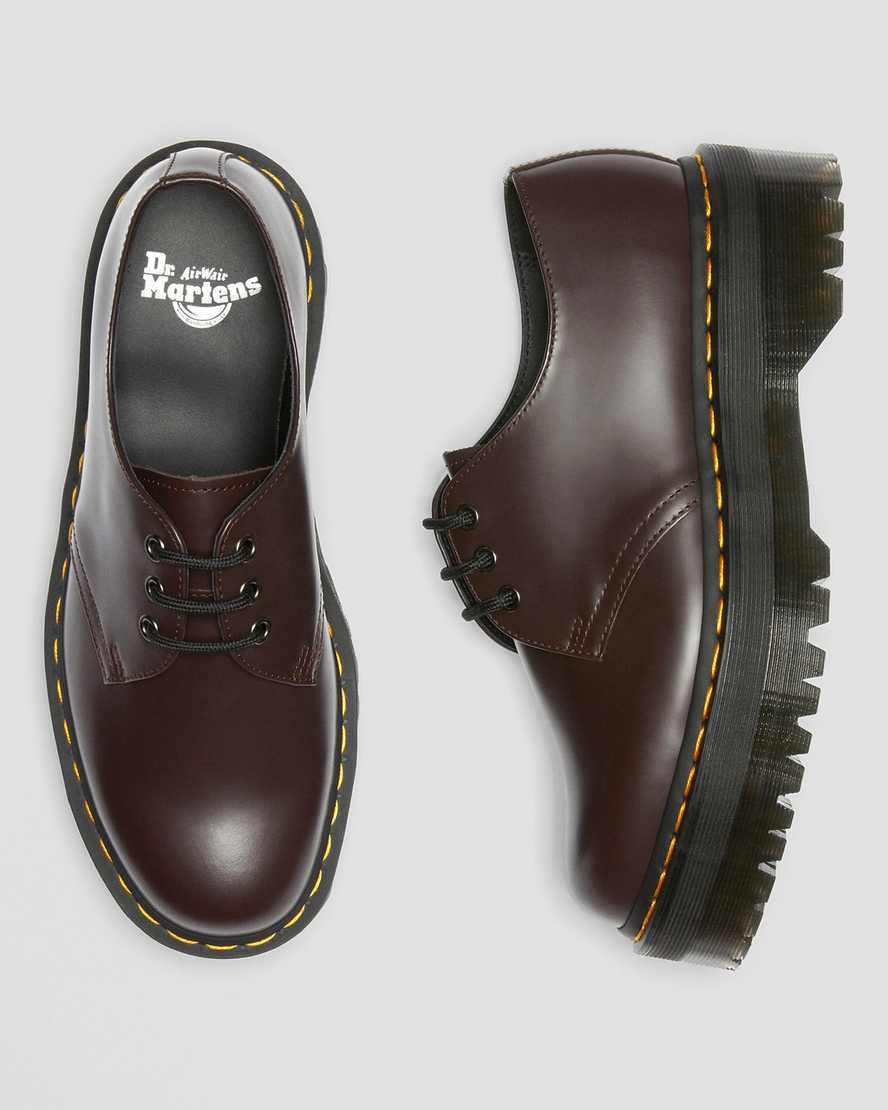 Dr Martens 1461 Smooth Leather Men's Oxford Shoes Burgundy Smooth Leather | GNTEXS026