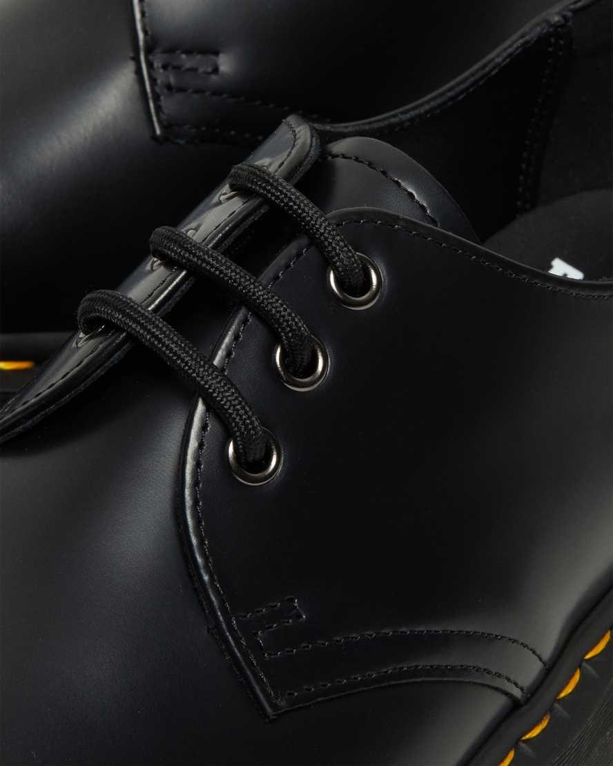 Dr Martens 1461 Smooth Leather Men's Oxford Shoes Black Polished Smooth | NRAZSO724