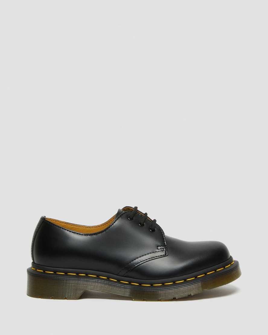 Dr Martens 1461 Smooth Leather Women's Oxford Shoes Black Smooth Leather | HSEVIA793