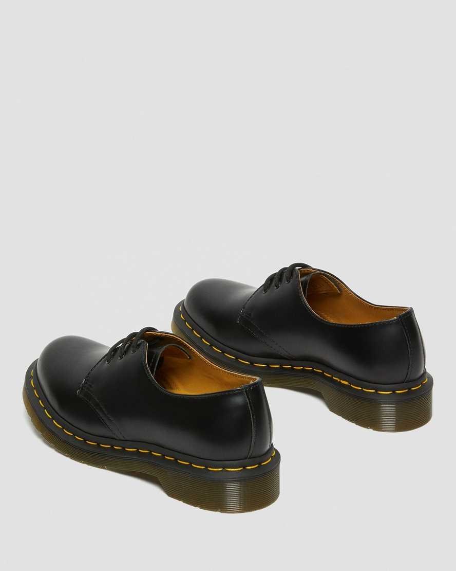 Dr Martens 1461 Smooth Leather Women's Oxford Shoes Black Smooth Leather | HSEVIA793