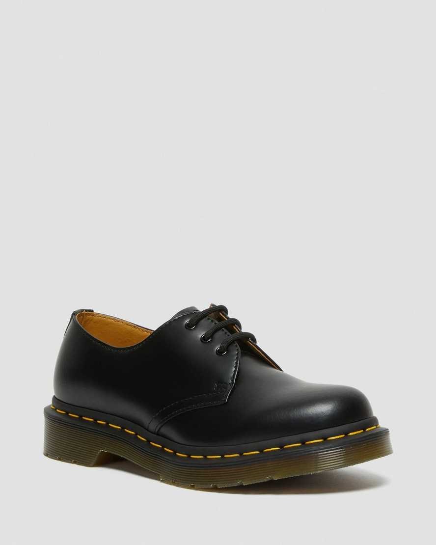 Dr Martens 1461 Smooth Leather Women\'s Oxford Shoes Black Smooth Leather | HSEVIA793