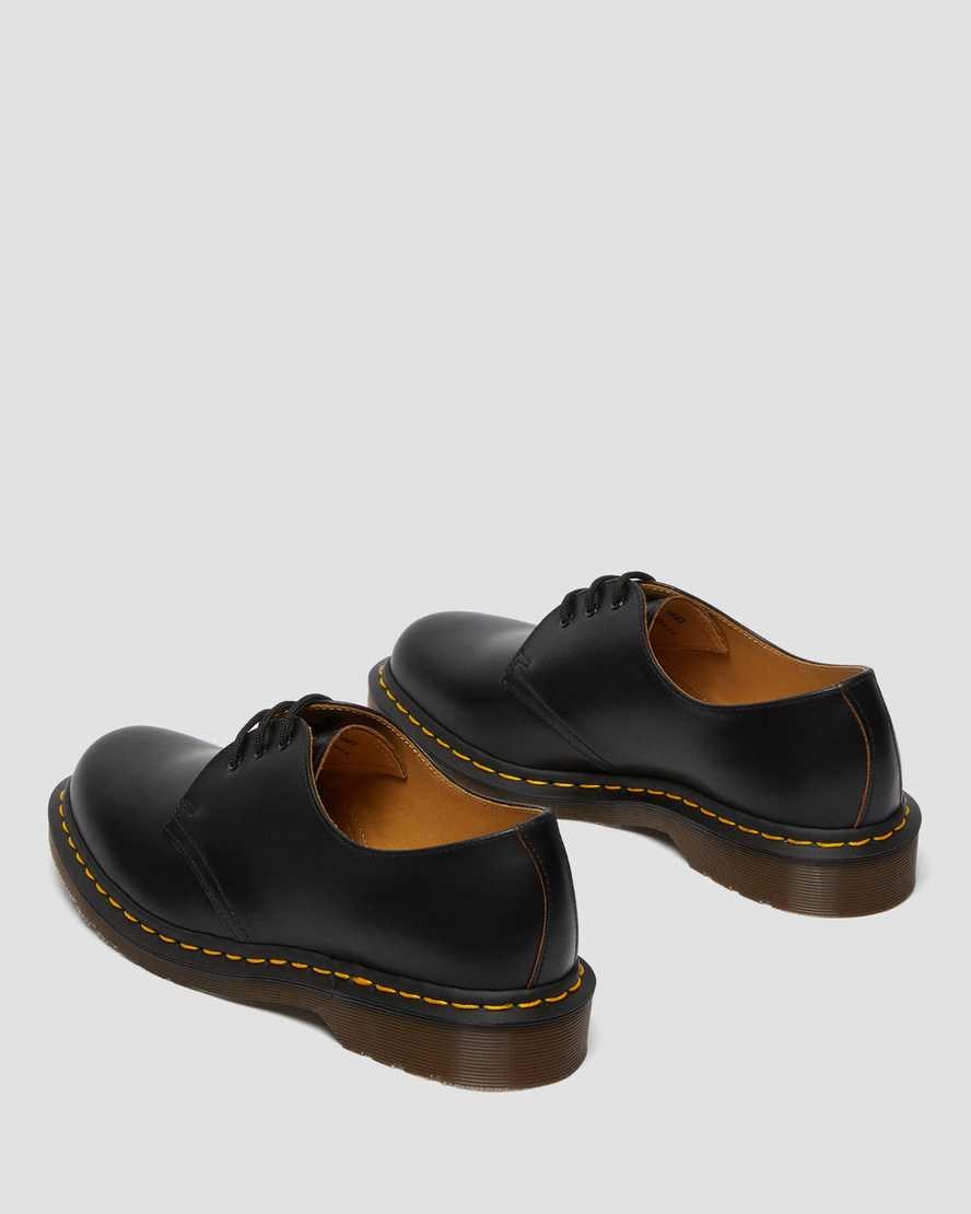 Dr Martens 1461 Vintage Made in England Men's Oxford Shoes Black Quilon | MBIFYR504