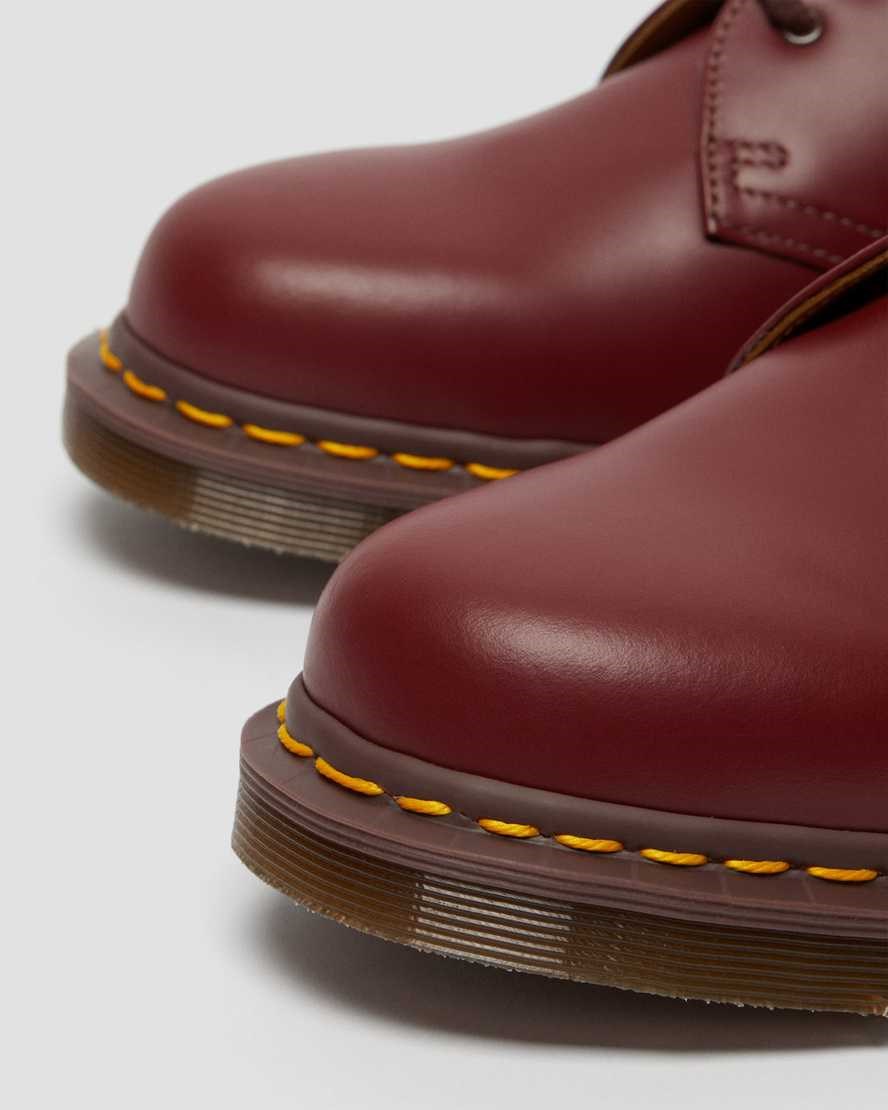 Dr Martens 1461 Vintage Made in England Women's Oxford Shoes Red Quilon | ZPJGXB764