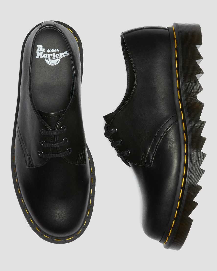 Dr Martens 1461 Ziggy Leather Men's Oxford Shoes Black Luxor | NXALQI734