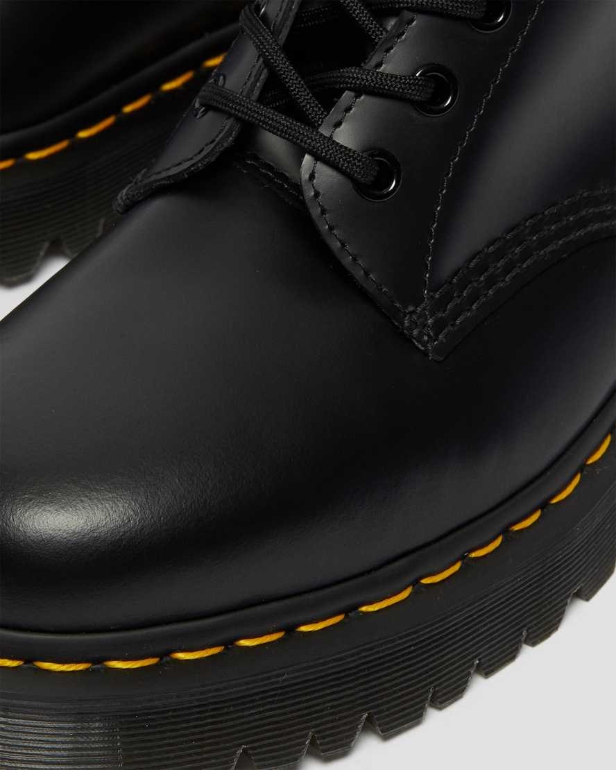 Dr Martens 1490 Bex Smooth Leather Men's Mid Calf Boots Black Smooth Leather | WQMYTJ934