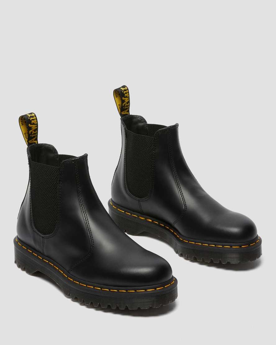 Dr Martens 2976 Bex Smooth Leather Men's Ankle Boots Black Smooth Leather | KNGXCL879