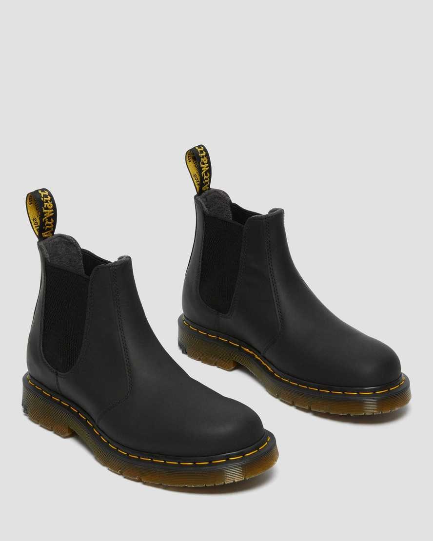 Dr Martens 2976 DM's Wintergrip Men's Ankle Boots Black Snowplow | EIOQKA372