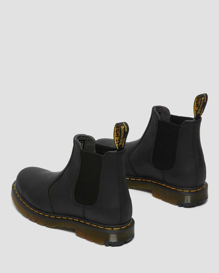 Dr Martens 2976 DM's Wintergrip Men's Ankle Boots Black Snowplow | EIOQKA372