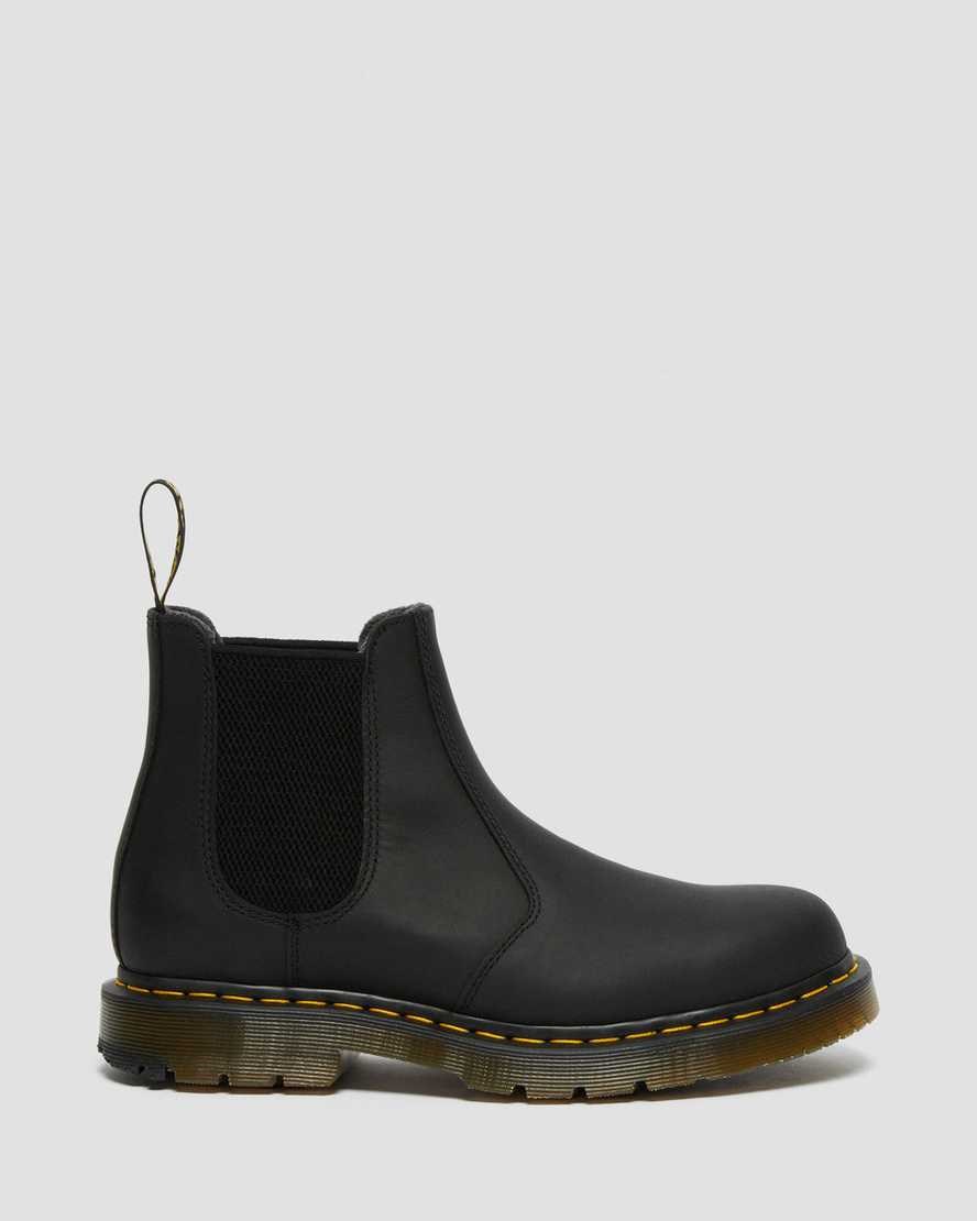 Dr Martens 2976 DM's Wintergrip Men's Ankle Boots Black Snowplow | EIOQKA372