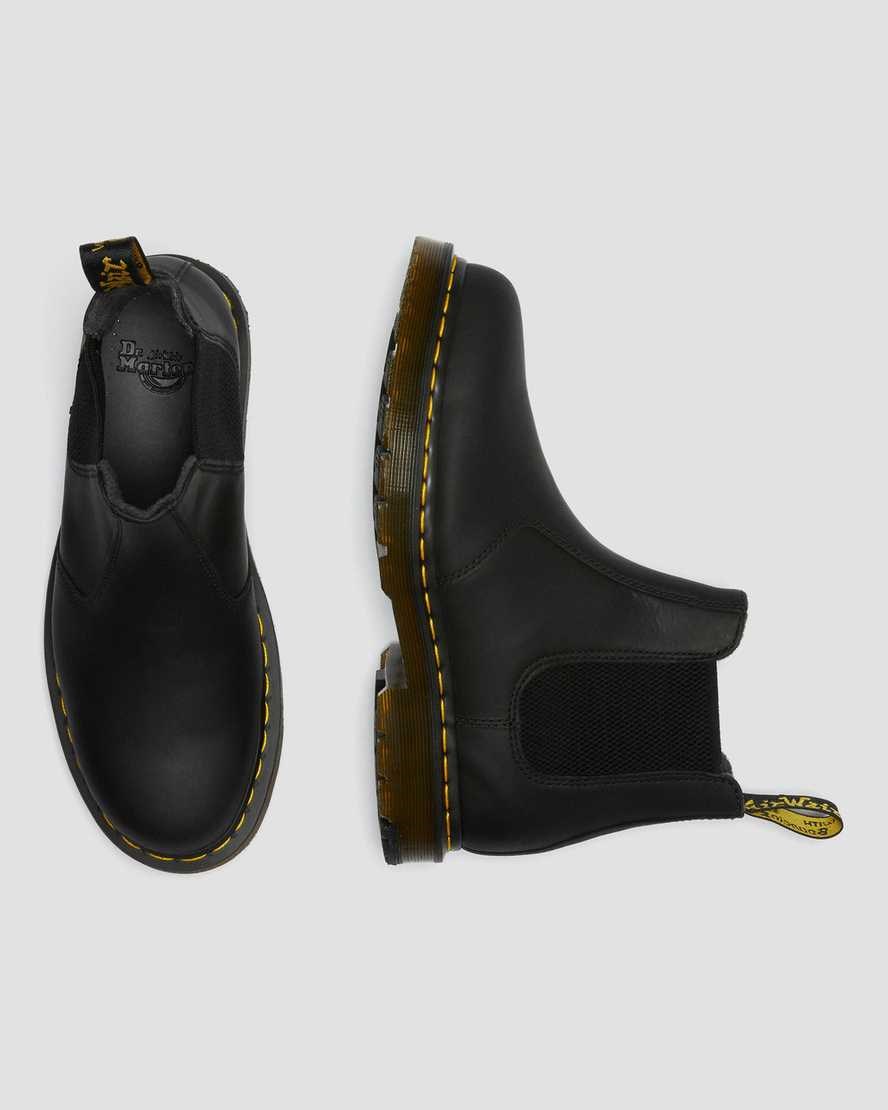 Dr Martens 2976 DM's Wintergrip Men's Chelsea Boots Black Snowplow | ANOYHJ619