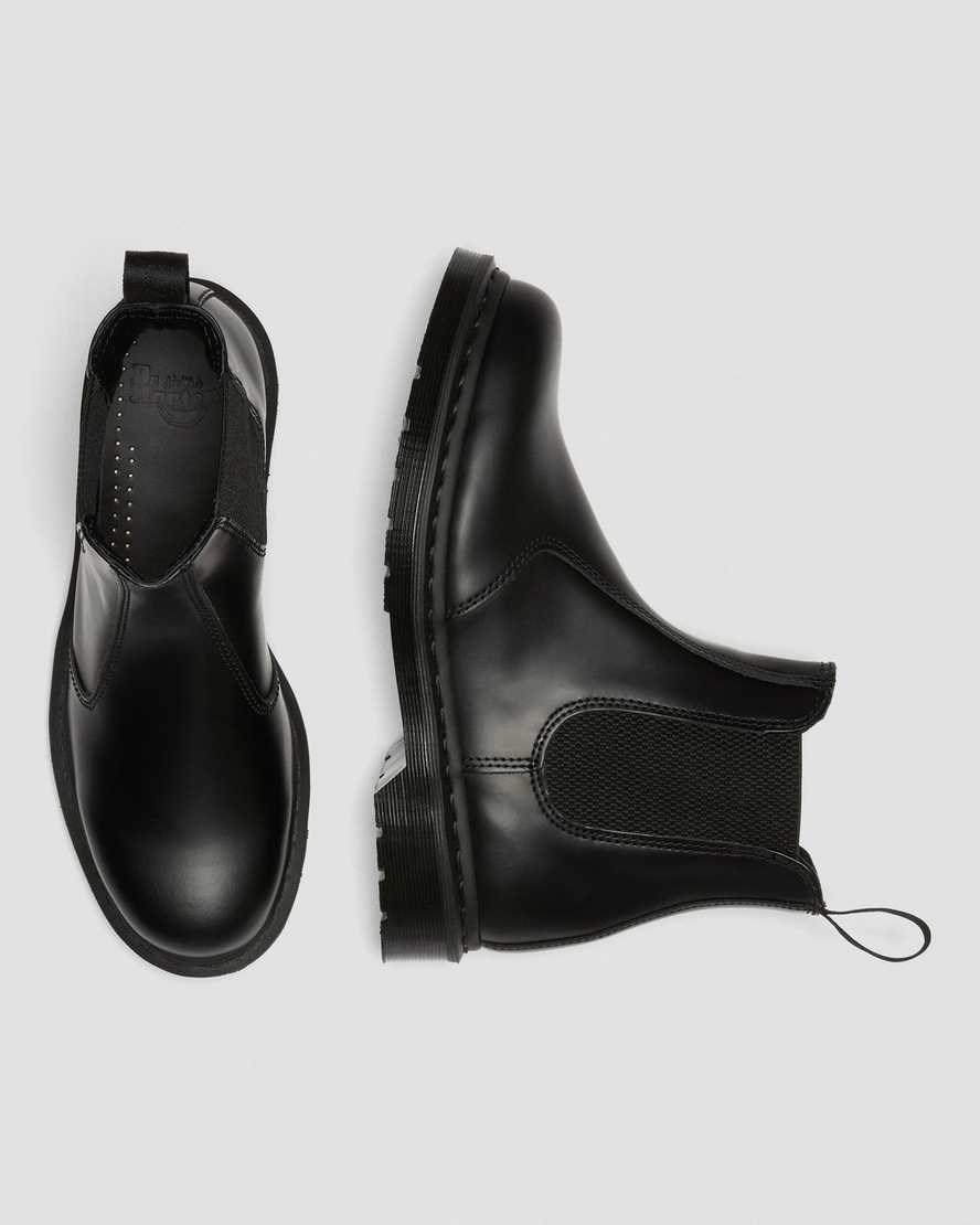 Dr Martens 2976 Mono Smooth Leather Men's Chelsea Boots Black Smooth Leather | PTJYGW508