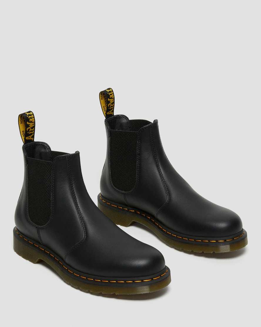 Dr Martens 2976 Nappa Leather Men's Ankle Boots Black Nappa | PYRVTN897