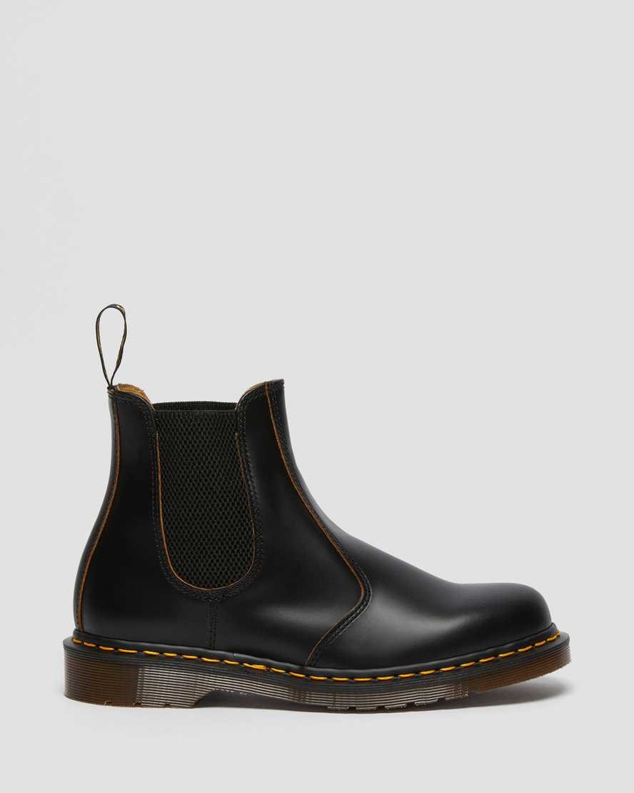 Dr Martens 2976 Vintage Made In England Women's Chelsea Boots Black Quilon | KQGUAO561