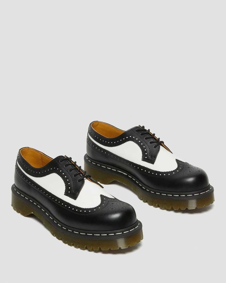 Dr Martens 3989 Bex Smooth Leather Men's Oxford Shoes Black Smooth Leather | VSFDQT260