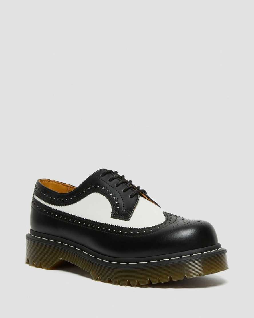 Dr Martens 3989 Bex Smooth Leather Men\'s Oxford Shoes Black Smooth Leather | VSFDQT260