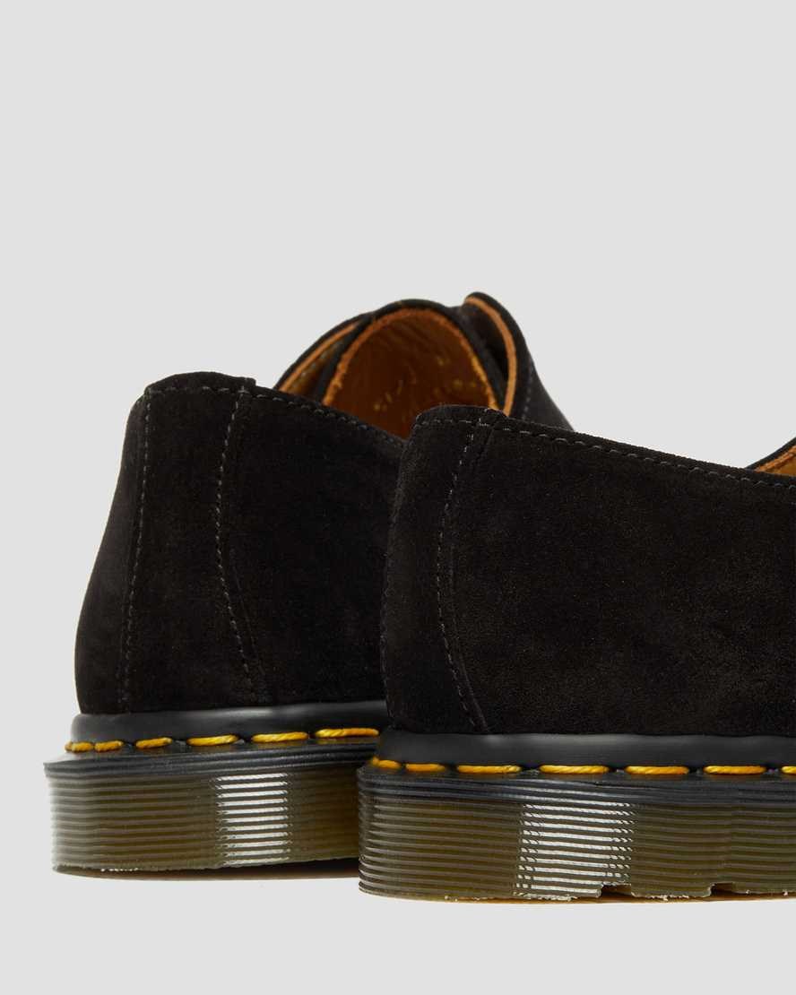 Dr Martens Archie II Made in England Suede Women's Oxford Shoes Black Repello Calf Suede | NKEQRY149