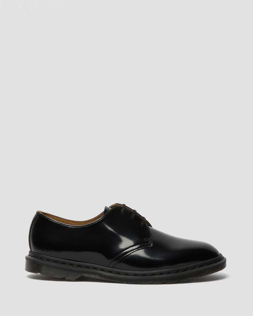 Dr Martens Archie II Smooth Leather Men's Oxford Shoes Black Polished Smooth | FSEGHW864