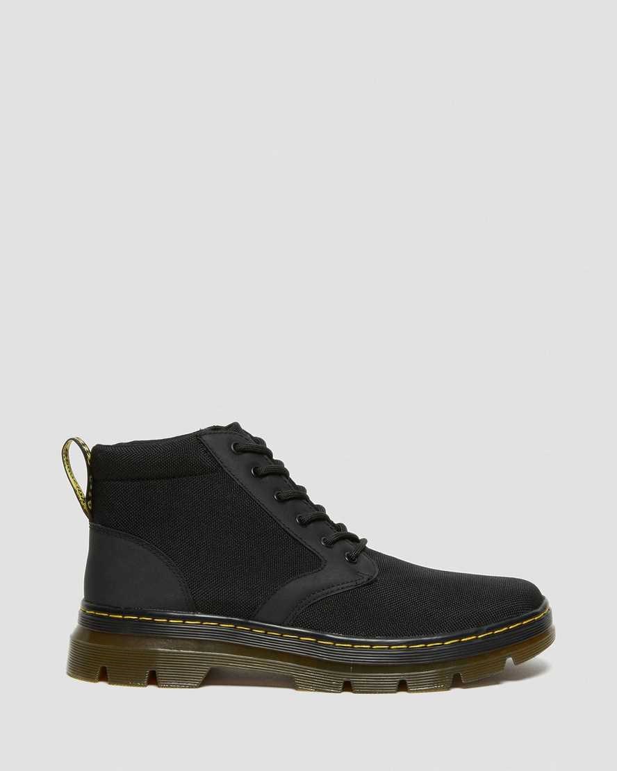 Dr Martens Bonny Poly Men's Lace Up Boots Black Extra Tough Poly | PWTJSF471