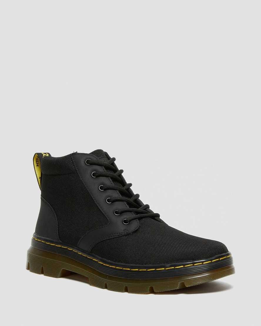 Dr Martens Bonny Poly Men's Lace Up Boots Black Extra Tough Poly | PWTJSF471