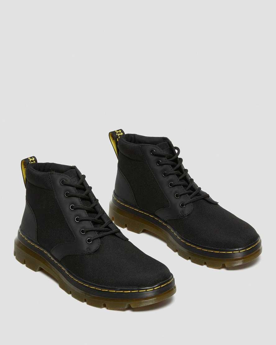 Dr Martens Bonny Poly Men's Lace Up Boots Black Extra Tough Poly | PWTJSF471