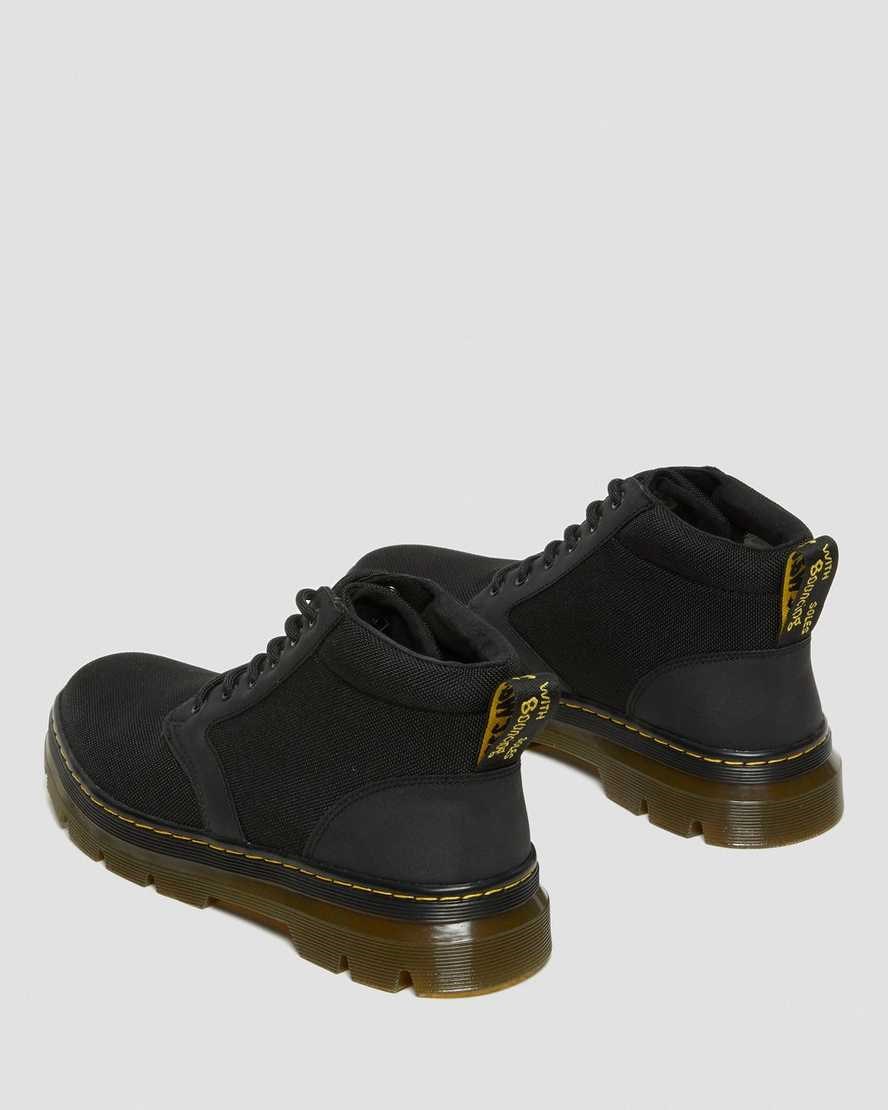 Dr Martens Bonny Poly Men's Lace Up Boots Black Extra Tough Poly | PWTJSF471