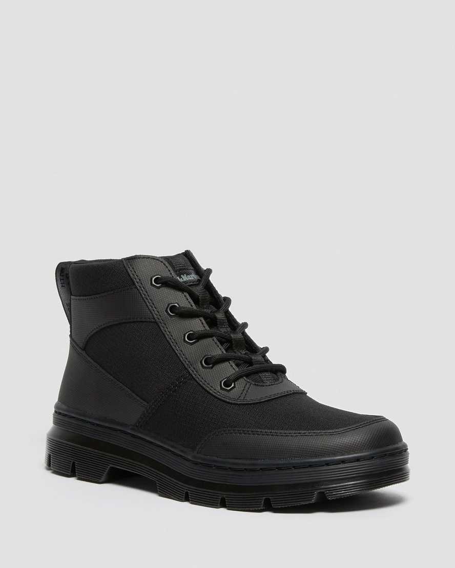 Dr Martens Bonny Tech Poly Men\'s Lace Up Boots Black Element-poly Rip Stop | MBIONL946