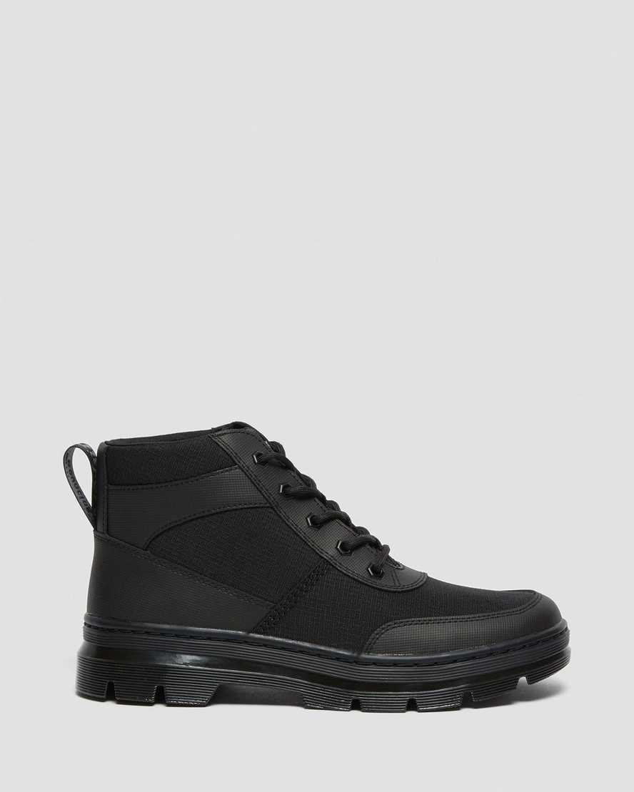 Dr Martens Bonny Tech Poly Men's Utility Boots Black Element-poly Rip Stop | FHBWTZ740