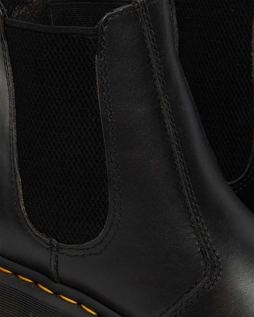 Dr Martens Cadence Leather Heeled Women's Chelsea Boots Black Wanama | NXUOMK053