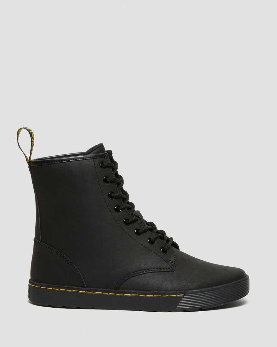 Dr Martens Cairo Leather Casual Shoes Men's Lace Up Boots Black | XEGNUT028