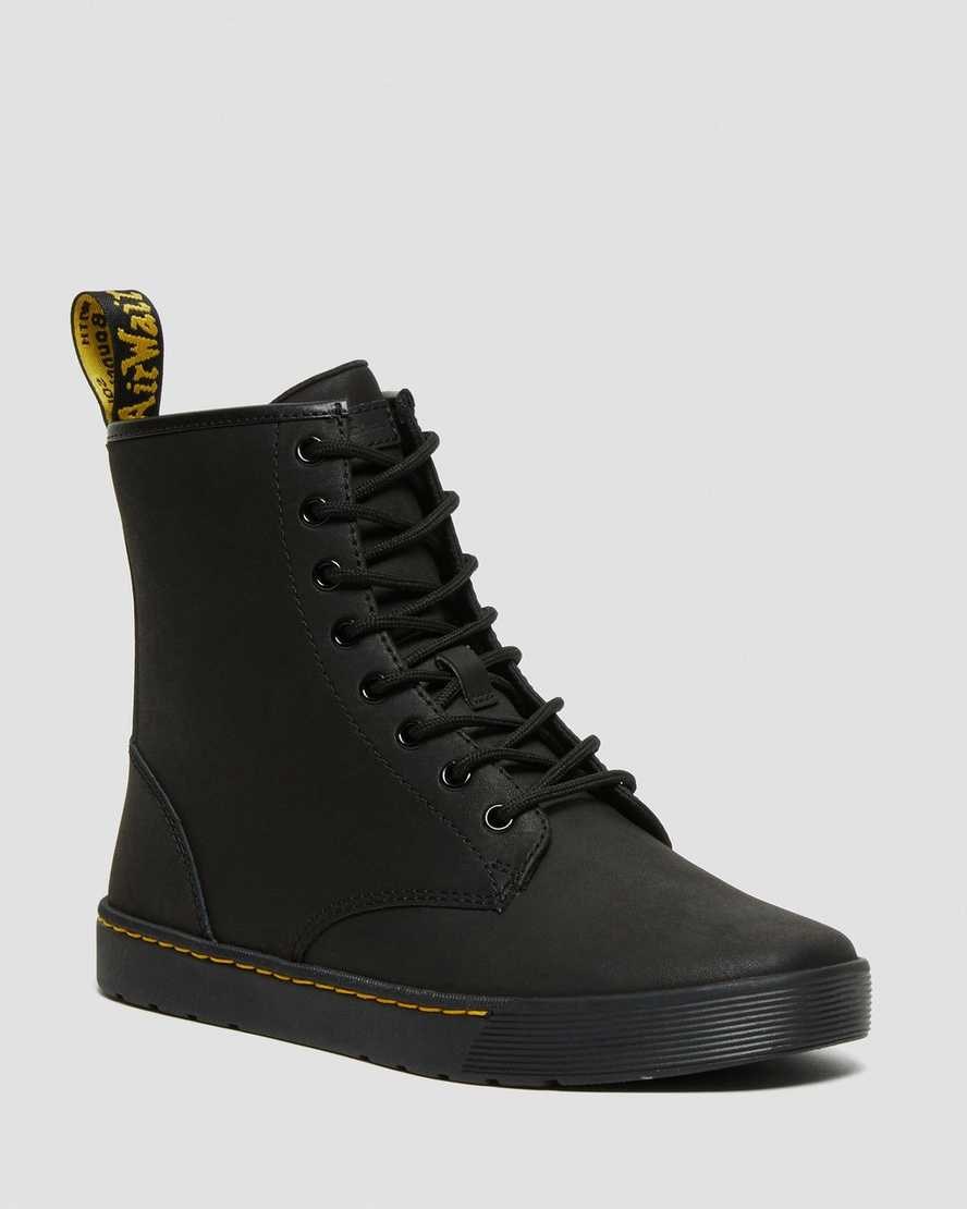 Dr Martens Cairo Leather Men\'s Ankle Boots Black | GQTMVU795