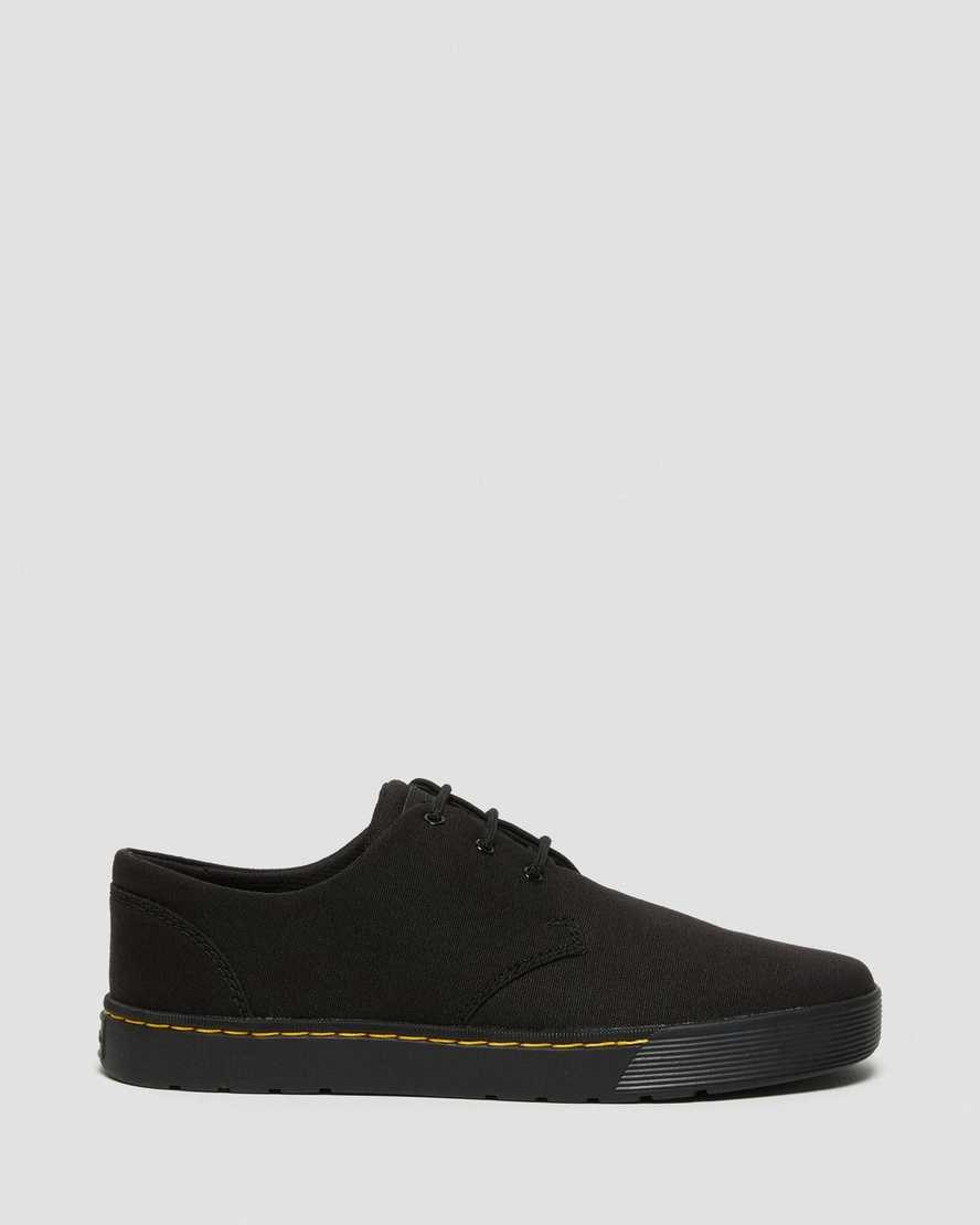 Dr Martens Cairo Low Canvas Men's Oxford Shoes Black Canvas | OLJIVC065