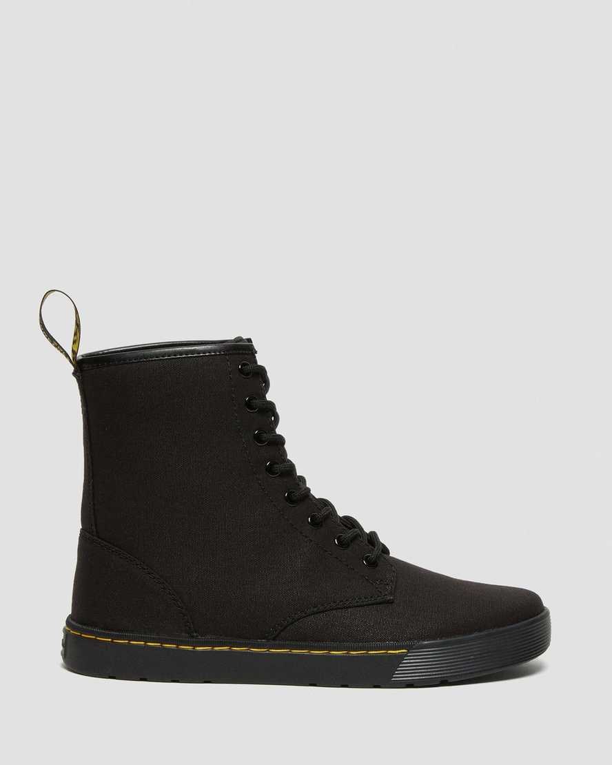 Dr Martens Cairo Women's Canvas Boots Black Canvas | CKZAMH483