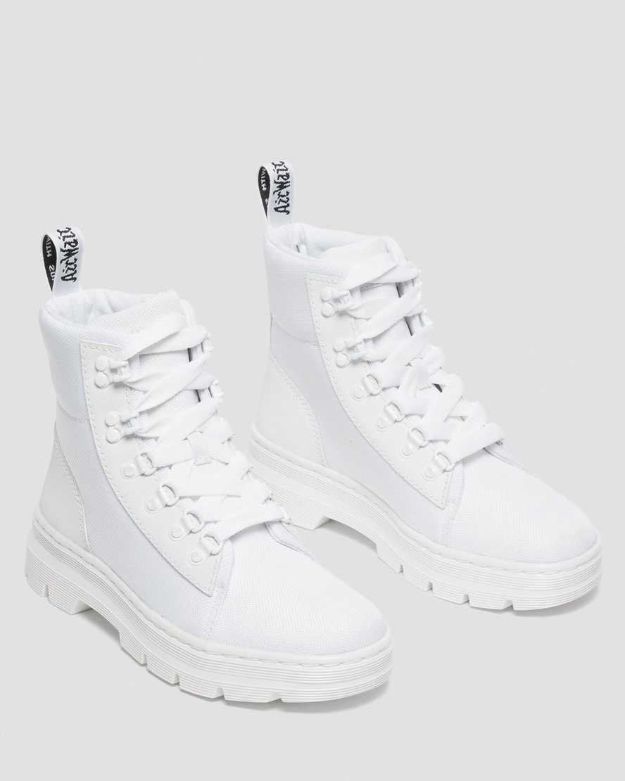 Dr Martens Combs Poly Women's Ankle Boots White Ajax | AUPBXQ634