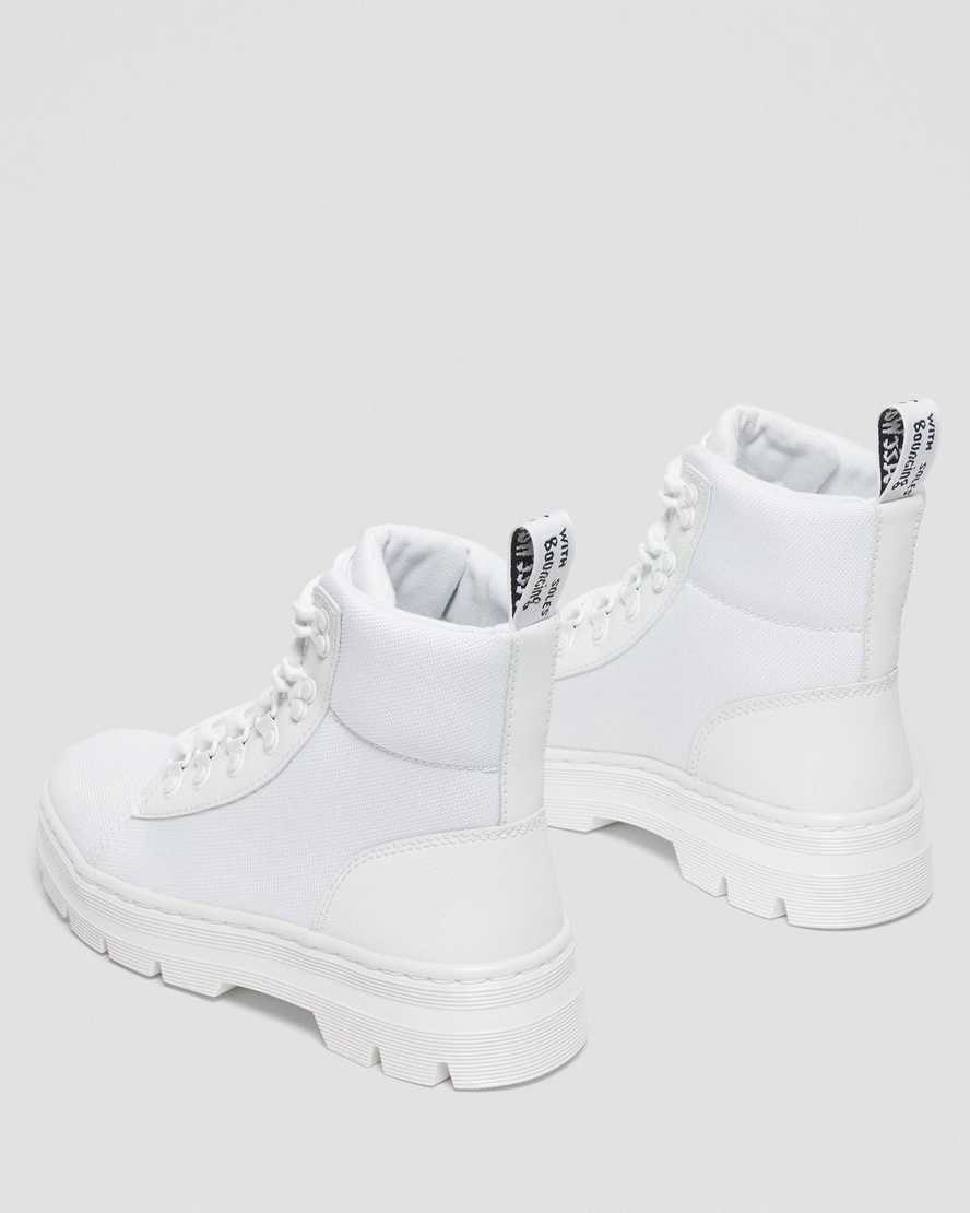 Dr Martens Combs Poly Women's Ankle Boots White Ajax | AUPBXQ634