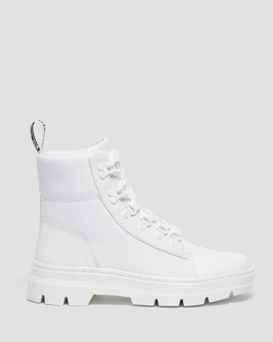 Dr Martens Combs Poly Women's Ankle Boots White Ajax | AUPBXQ634