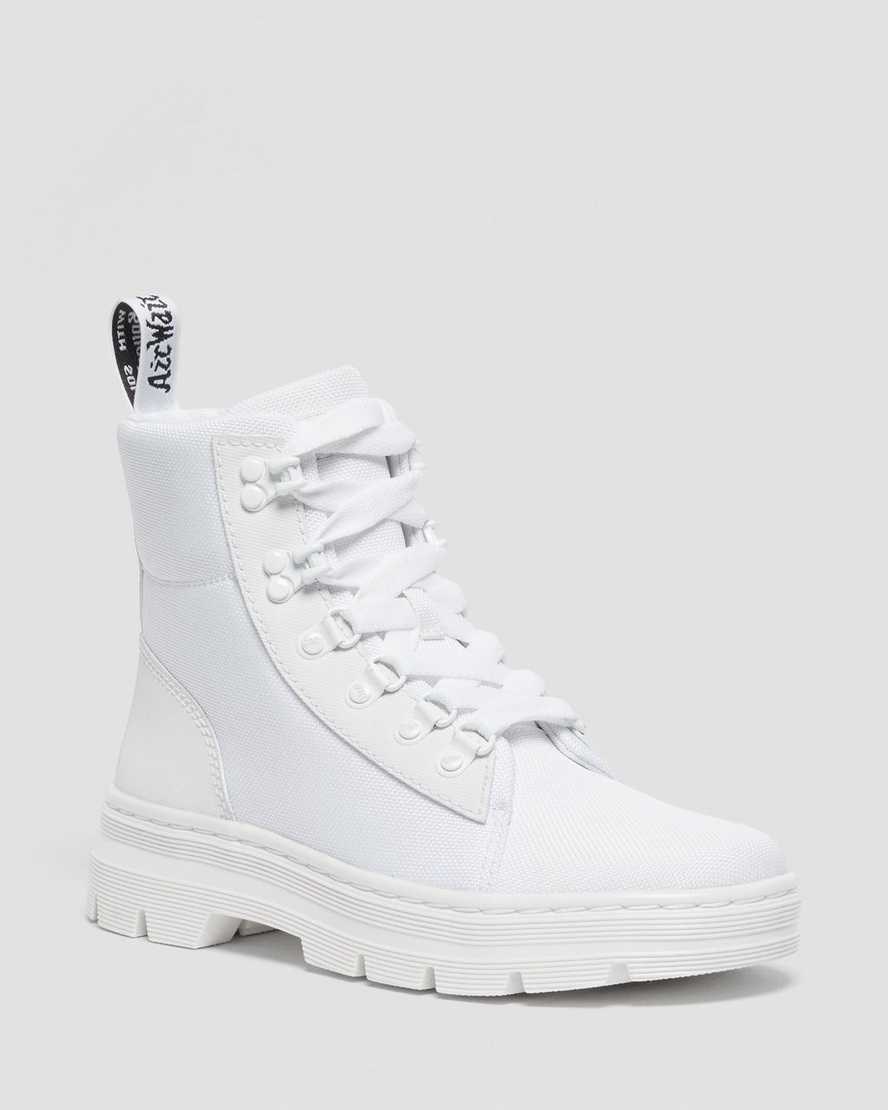 Dr Martens Combs Poly Women's Ankle Boots White Ajax | AUPBXQ634