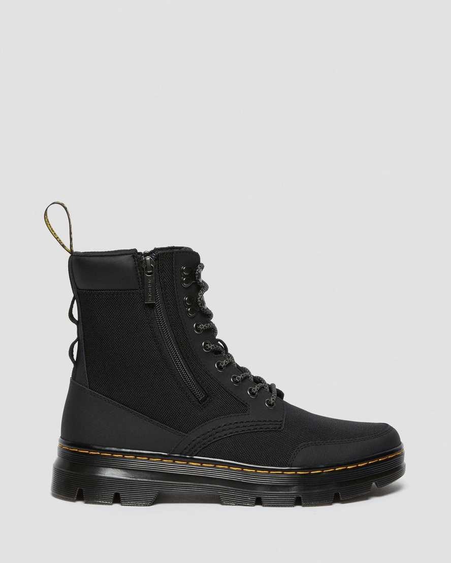 Dr Martens Combs Zip Men's Ankle Boots Black | NDBXRF653