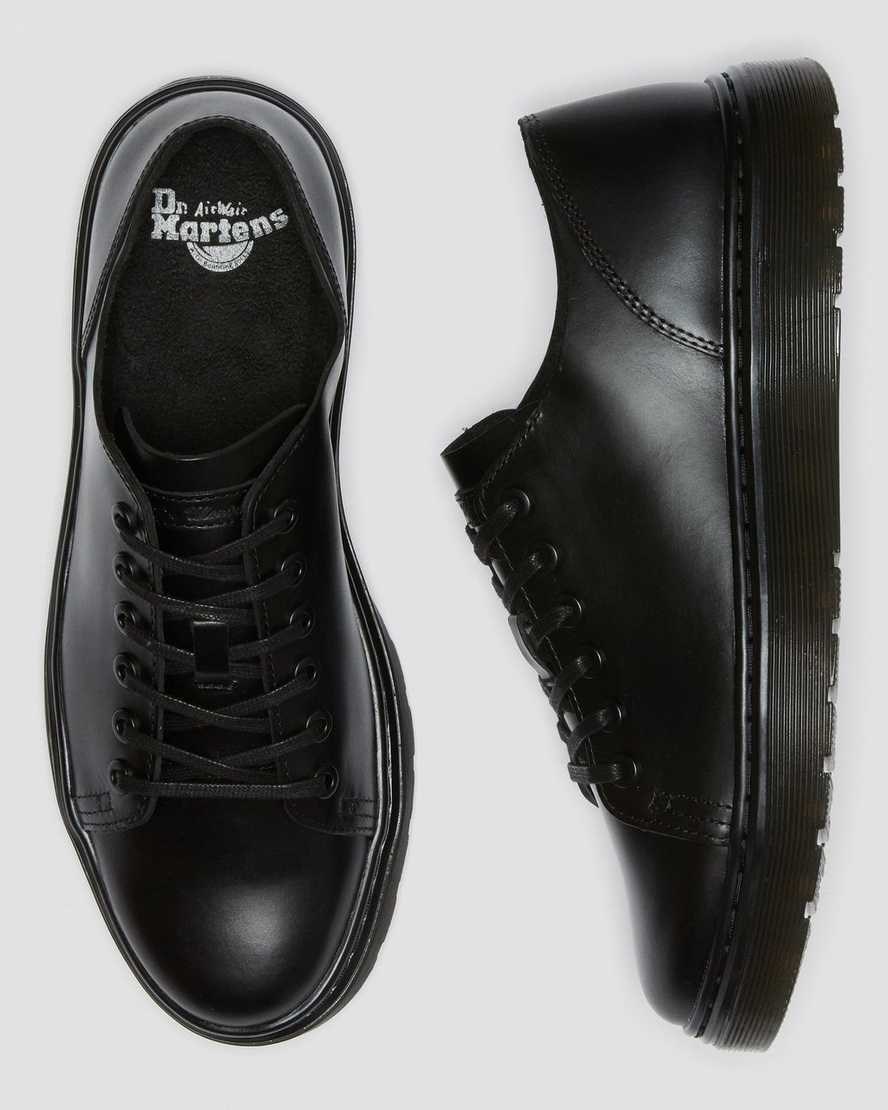 Dr Martens Dante Brando Leather Men's Oxford Shoes Black Brando | XZOCEW570