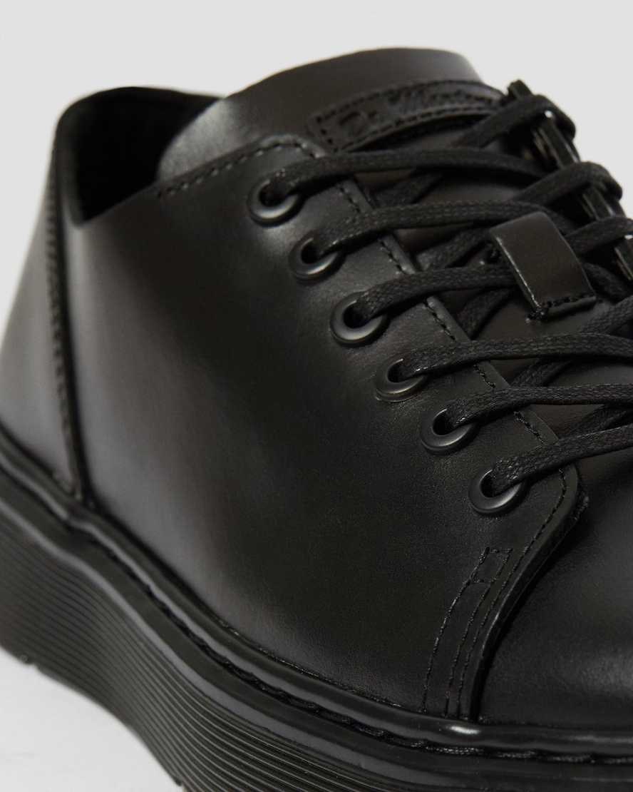 Dr Martens Dante Brando Leather Women's Casual Shoes Black Brando | WZYFPM630