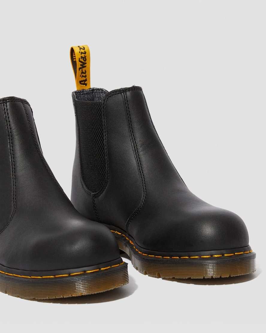 Dr Martens Fellside Full Grain Chelsea Work Men's Chelsea Boots Black Industrial Full Grain | GJPQIH560