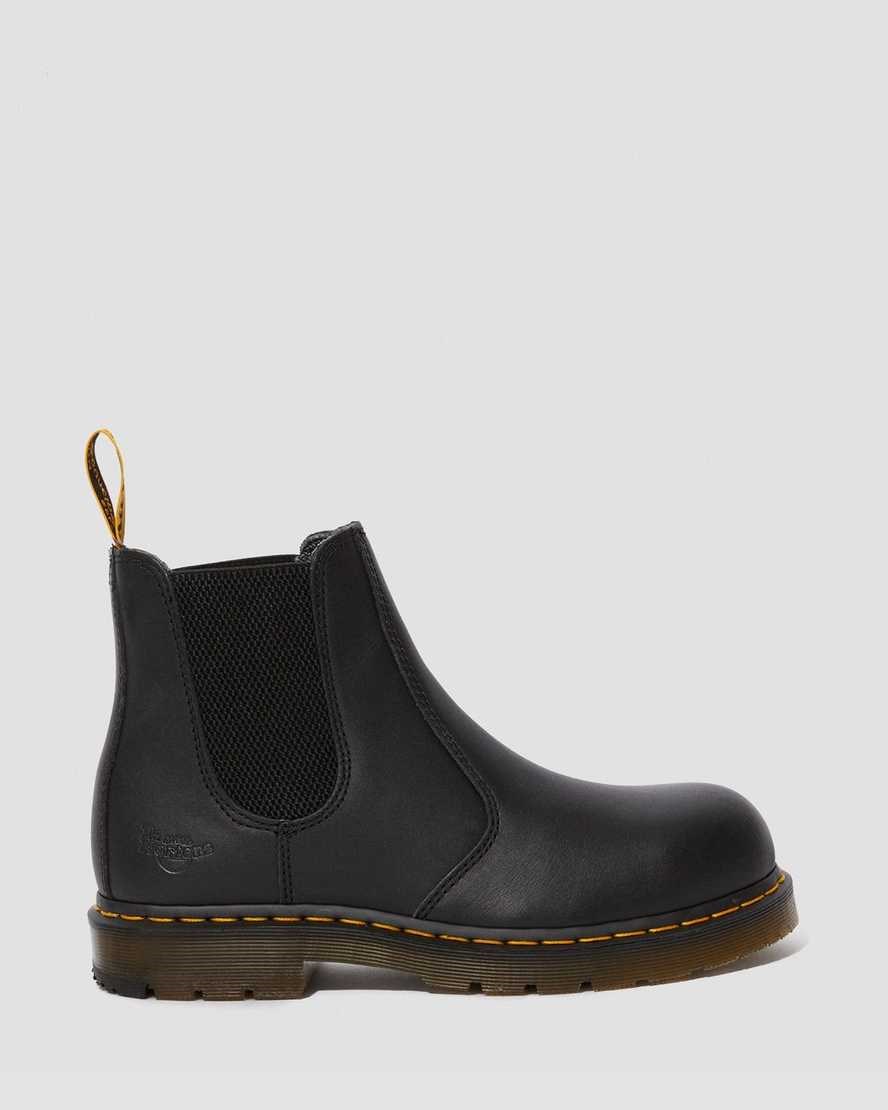 Dr Martens Fellside Full Grain Chelsea Work Men's Chelsea Boots Black Industrial Full Grain | GJPQIH560